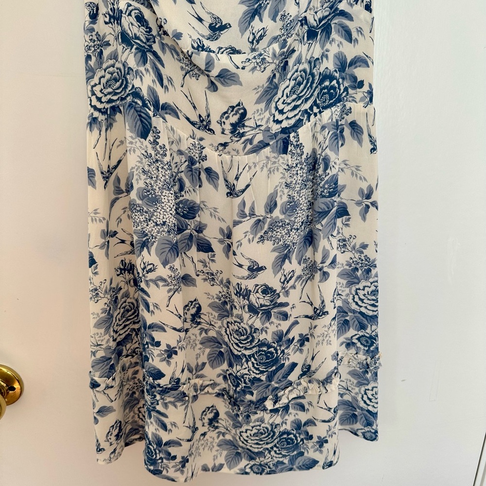 Reformation Marin Floral Minidress in Pompadour Size 12 - Picture 6 of 12